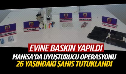 Manisa’da uyuşturucu operasyonu! 26 yaşındaki şahıs tutuklandı