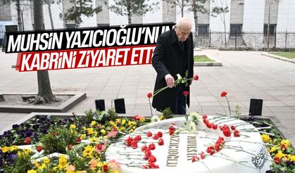 Devlet Bahçeli'den Muhsin Yazıcıoğlu’nun kabrine ziyaret