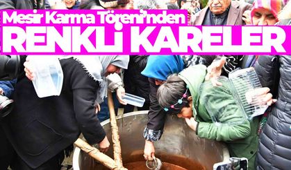Ahmet Ünsal’ın objektifinden Mesir Karma Töreni kareleri…