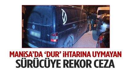 Manisa’da kovalamaca sonrası dev ceza!