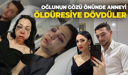 Oğlunun gözü önünde anneyi öldüresiye dövdüler! Suçları 'Küfür etmeyin' demek...
