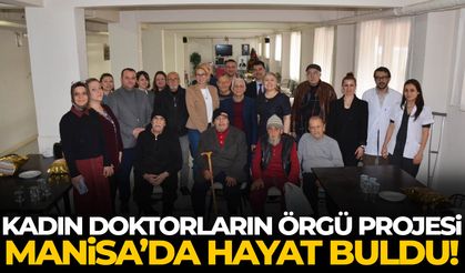 Kadın doktorların örgü projesi Manisa’da hayat buldu!