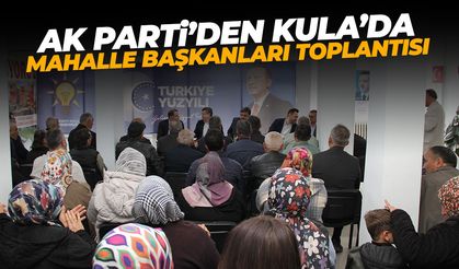 AK Parti'den Mahalle Başkanları Toplantısı