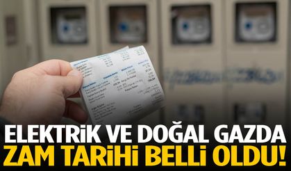 Çifte zam geliyor! Elektrik ve doğal gaz faturaları cep yakacak!