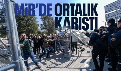 İzmir'de ortalık karıştı! Polisle karşı karşıya geldiler