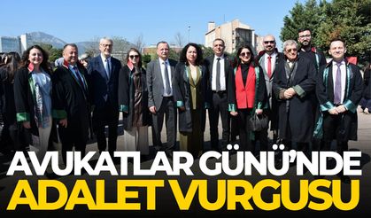 Manisa’da Avukatlar Günü’nde adalet vurgusu