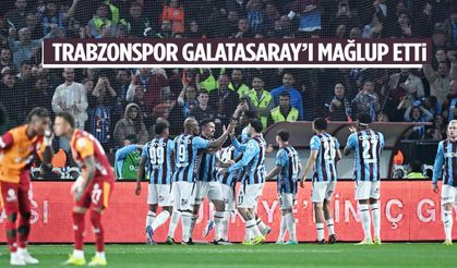 Trabzonspor Galatasaray’ı mağlup etti!