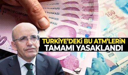 Bakan açıkladı: Artık bu ATM’ler tamamen yasak!