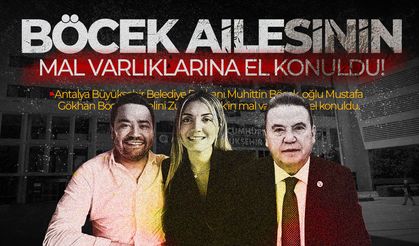 Böcek ailesinin mal varlıklarına el konuldu!