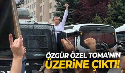 Özgür Özel Toma’nın üzerine çıktı!