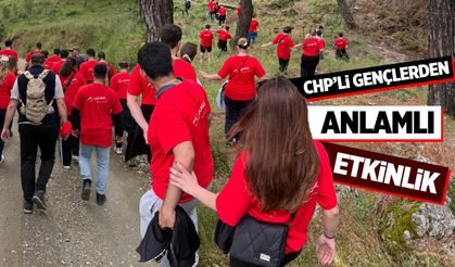 CHP Manisa Gençlik Kolları 40 çuval çöp topladı