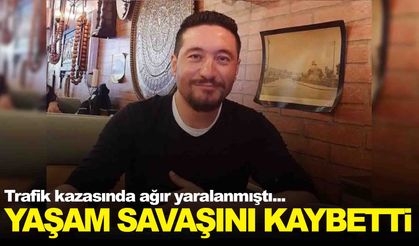 Manisa’da üzen ölüm… Kazada yaralanmıştı… Yaşam savaşını kaybetti