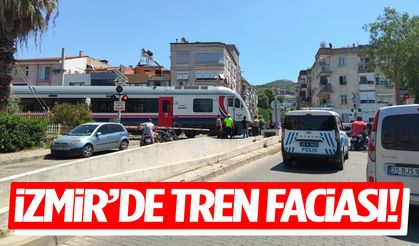 İzmir’de tren faciası! 79 yaşındaki adama tren çarptı!
