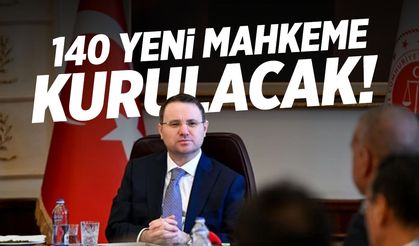 140 yeni mahkeme kuruluyor