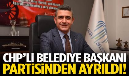 CHP’de bir istifa daha… Belediye Başkanı partisinden istifa etti!