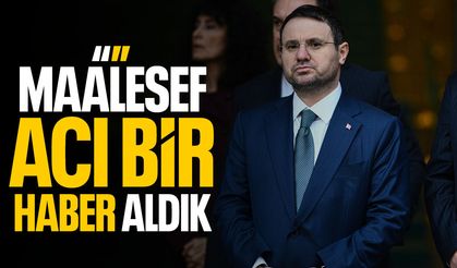 Bakan Gürlek: "Maalesef acı bir haber aldık"