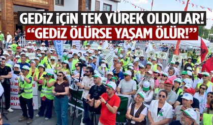 Gediz için tek yürek oldular!