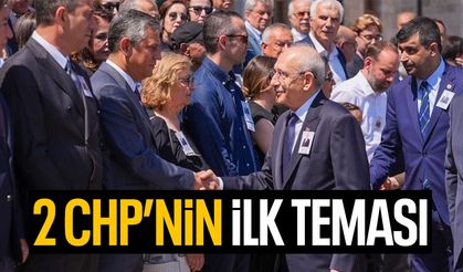 İlk temas... Kılıçdaroğlu ve Özel, cenaze töreninde bir araya geldi