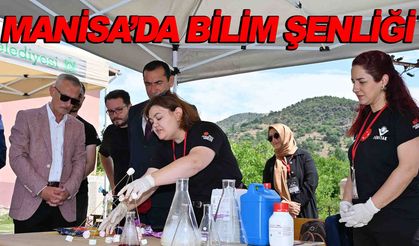 Manisa’da köy okulunun bahçesi laboratuvara dönüştü