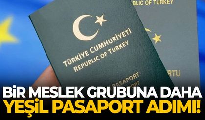 Yeşil pasaportta yeni meslek grubu gündemde