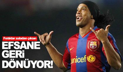 Ronaldinho futbola geri dönüyor... Eski Başakşehirli yıldızla aynı takımda buluşacak