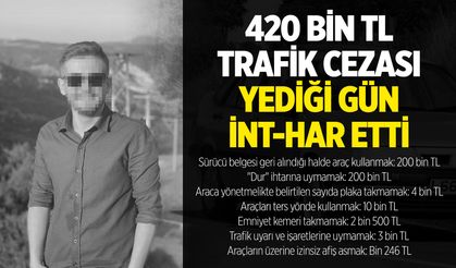 420 bin TL trafik cezası yediği gün canına kıydı