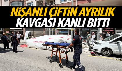 Ayrılık tartışması kanlı bitti! Nişanlısını yaralayıp intihara kalkıştı