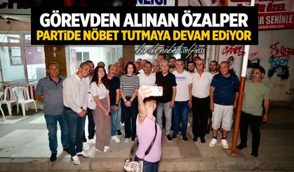 CHP Manisa'da nöbet devam ediyor