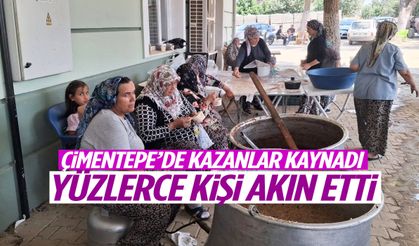 Çimentepe’de kazanlar kaynadı! Yüzlerce kişi bir araya geldi...
