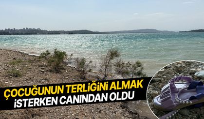 Çocuğunun terliğini almak isterken canından oldu!
