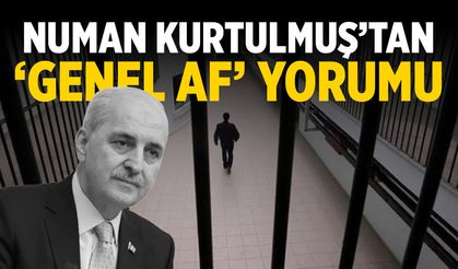 Numan Kurtulmuş'tan 'genel af' yorumu!