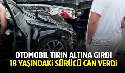 18 yaşındaki sürücü feci kazada can verdi