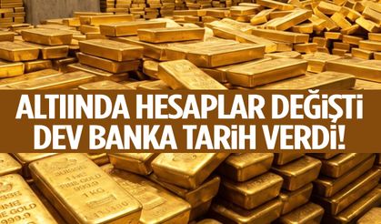 Altında hesaplar değişti! Dev banka tarih verdi