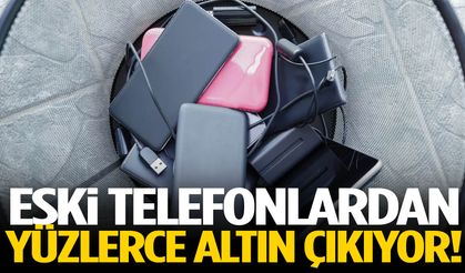 Eski telefonların içinden altın çıkıyor!