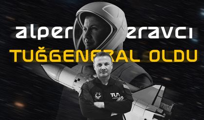 İlk Türk astronot Alper Gezeravcı tuğgeneralliğe terfi etti