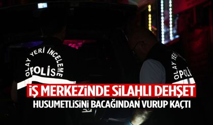 İş merkezinde silahlar konuştu! Husumetlisini vurdu