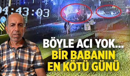 İşe giderken gördü... Bir babanın en kötü günü