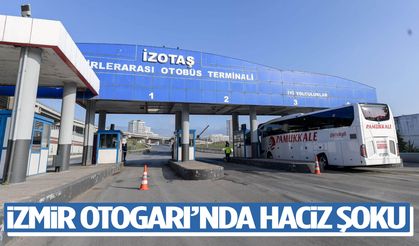 İzmir Otogarı’nda haciz şoku!