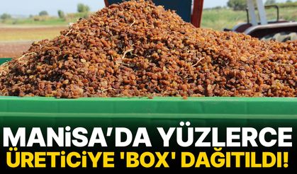 Manisa’da yüzlerce üreticiye 'Box' dağıtıldı!