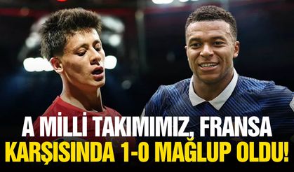 A Milli takımımız, Fransa karşısında 1-0 mağlup oldu!