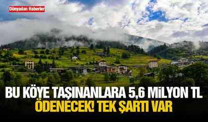 Bu köye taşınanlara 5,6 Milyon TL ödenecek! Tek şartı var