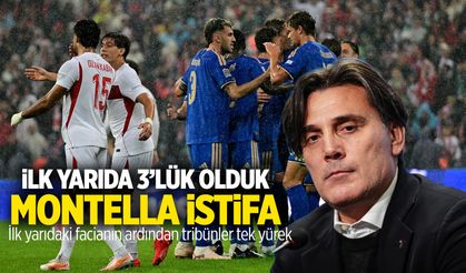 İtalya faciası! Tribünler TFF ve Montella'yı istifaya çağırdı