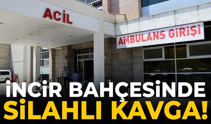 İncir bahçesinde silahlı kavga!