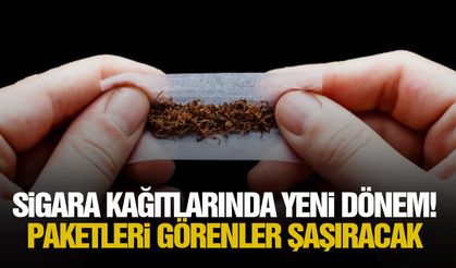 Sigara kağıtlarında yeni dönem! Paketleri görenler şaşıracak