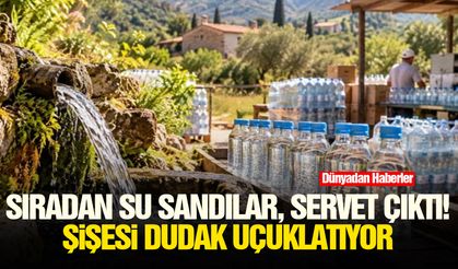 Sıradan su sandılar, servet çıktı! Şişesi dudak uçuklatıyor