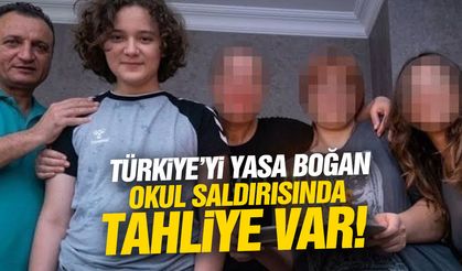 Türkiye'yi yasa boğan okul saldırısında tahliye var!