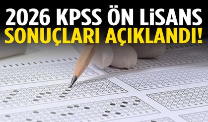 2026 KPSS Ön Lisans sonuçları açıklandı!