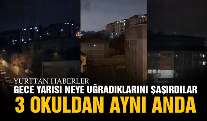 Gece yarısı neye uğradıklarını şaşırdılar!