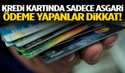 Kredi kartında sadece asgari ödeme yapanlar dikkat!