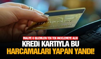 Kredi kartıyla bu harcamaları yapan yandı!